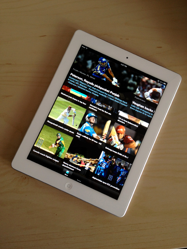 Cricketainment iPad App Sneak Peek